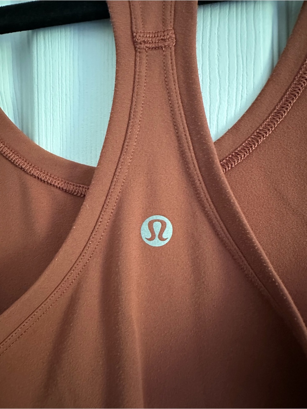 Size 6 Lululemon Women’s Y-Back Racerback Tank Rust Orange - Picture 6 of 6